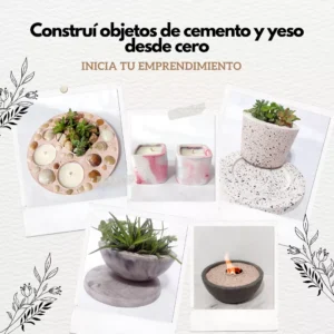 siempre_juntas! Construí Objetos de Cemento y Yeso desde cero